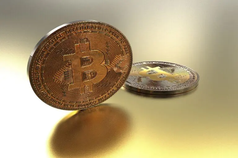 Bitcoin on table